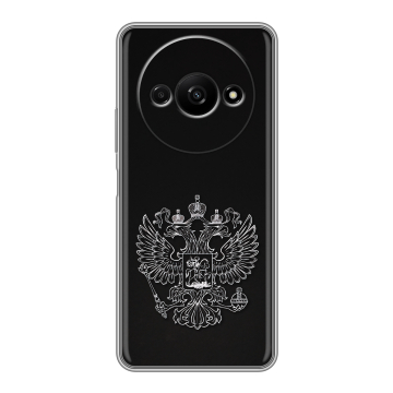 Силиконовый чехол на Xiaomi RedMi A3 с принтом Герб России Силиконовый чехол на Xiaomi RedMi A3 с принтом Герб России
