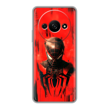 Силиконовый чехол на Xiaomi RedMi A3 с принтом человек паук spiderman Силиконовый чехол на Xiaomi RedMi A3 с принтом человек паук spiderman