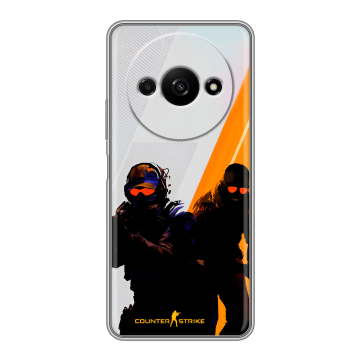 Силиконовый чехол на Xiaomi RedMi A3 с принтом Контер страйк Counter strike Силиконовый чехол на Xiaomi RedMi A3 с принтом Контер страйк Counter strike