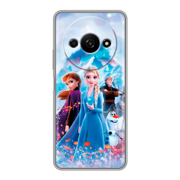 Силиконовый чехол на Xiaomi RedMi A3 с принтом Холодное сердце Frozen Силиконовый чехол на Xiaomi RedMi A3 с принтом Холодное сердце Frozen
