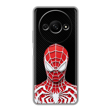 Силиконовый чехол на Xiaomi RedMi A3 с принтом человек паук spiderman Силиконовый чехол на Xiaomi RedMi A3 с принтом человек паук spiderman