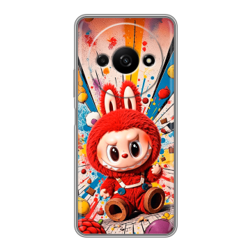 Силиконовый чехол на Xiaomi RedMi A3 с принтом Labubu Лабубу Силиконовый чехол на Xiaomi RedMi A3 с принтом Labubu Лабубу
