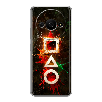 Силиконовый чехол на Xiaomi RedMi A3 с принтом Squid Game Игра кальмара