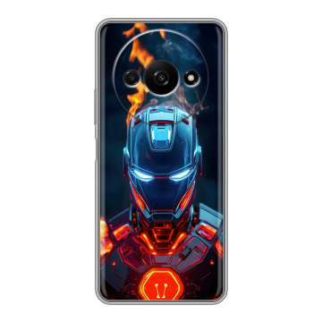 Силиконовый чехол на Xiaomi RedMi A3 с принтом IronMan Железный человек Силиконовый чехол на Xiaomi RedMi A3 с принтом IronMan Железный человек