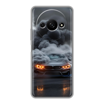 Силиконовый чехол на Xiaomi RedMi A3 с принтом BMW БМВ Силиконовый чехол на Xiaomi RedMi A3 с принтом BMW БМВ