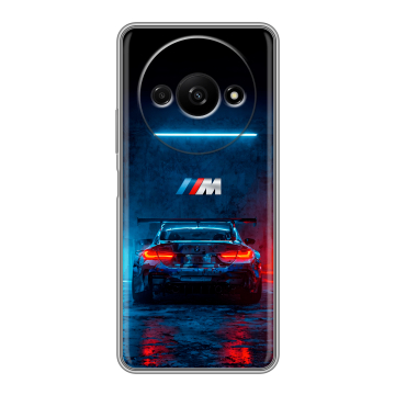 Силиконовый чехол на Xiaomi RedMi A3 с принтом BMW БМВ Силиконовый чехол на Xiaomi RedMi A3 с принтом BMW БМВ