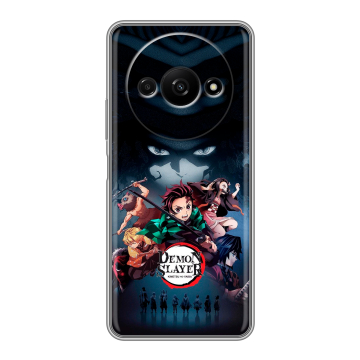 Силиконовый чехол на Xiaomi RedMi A3 с принтом Demon Slayer Клинок рассекающий демонов Силиконовый чехол на Xiaomi RedMi A3 с принтом Demon Slayer Клинок рассекающий демонов