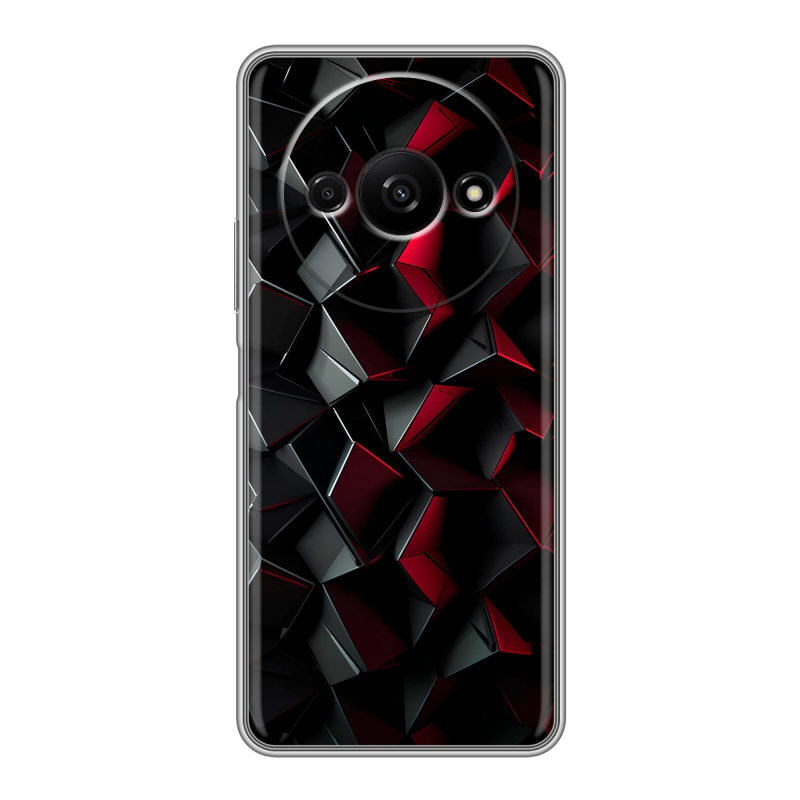 Силиконовый чехол на Xiaomi RedMi A3 с принтом Абстракция Силиконовый чехол на Xiaomi RedMi A3 с принтом Абстракция