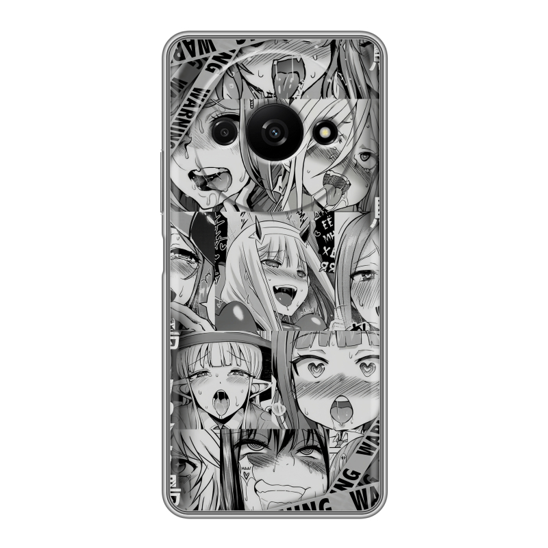 Силиконовый чехол на Xiaomi RedMi A3 с принтом Ahegao Ахегао Аниме Силиконовый чехол на Xiaomi RedMi A3 с принтом Ahegao Ахегао Аниме