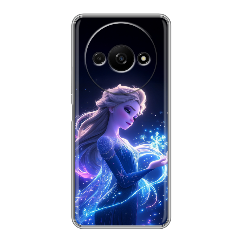 Силиконовый чехол на Xiaomi RedMi A3 с принтом Холодное сердце Frozen Силиконовый чехол на Xiaomi RedMi A3 с принтом Холодное сердце Frozen