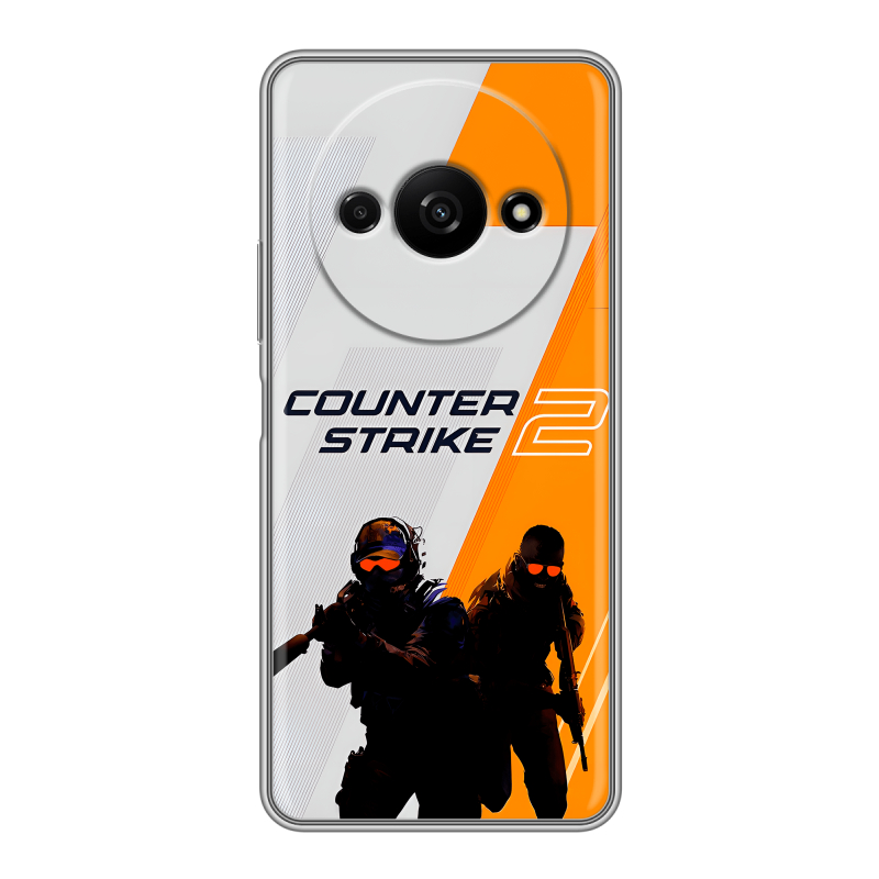Силиконовый чехол на Xiaomi RedMi A3 с принтом Counter Strike Силиконовый чехол на Xiaomi RedMi A3 с принтом Counter Strike
