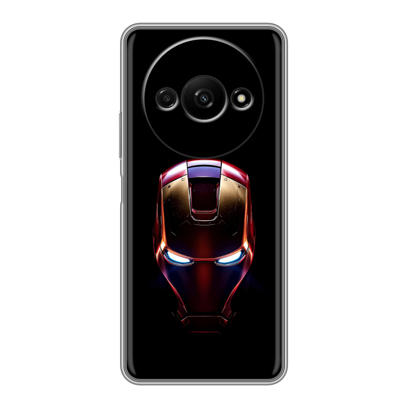 Силиконовый чехол на Xiaomi RedMi A3 с принтом IronMan Железный человек Силиконовый чехол на Xiaomi RedMi A3 с принтом IronMan Железный человек