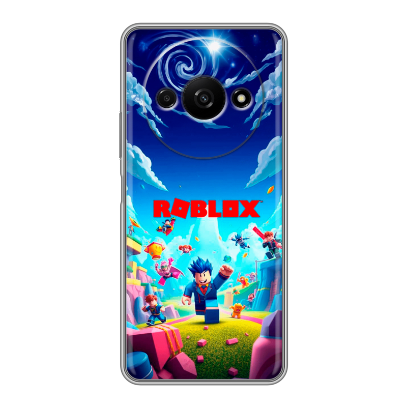 Силиконовый чехол на Xiaomi RedMi A3 с принтом Roblox Роблокс Силиконовый чехол на Xiaomi RedMi A3 с принтом Roblox Роблокс