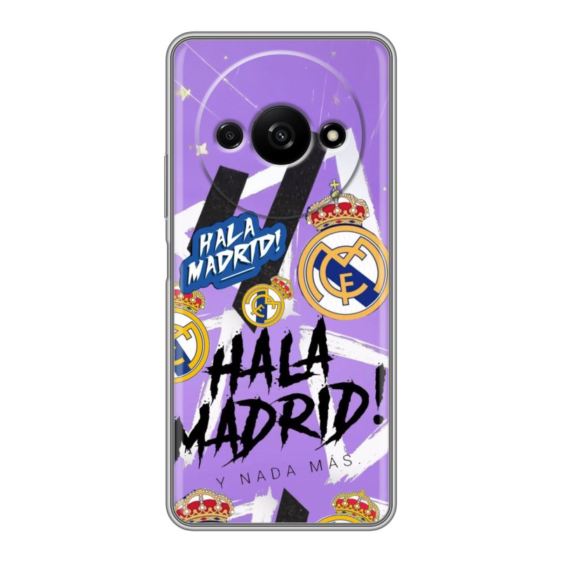 Силиконовый чехол на Xiaomi RedMi A3 с принтом Real Madrid Реал Мадрид Силиконовый чехол на Xiaomi RedMi A3 с принтом Real Madrid Реал Мадрид