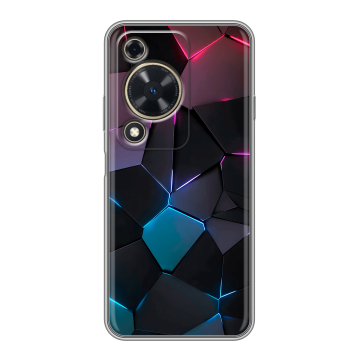 Силиконовый чехол на Huawei Nova Y72 с принтом Геометрия неона Силиконовый чехол на Huawei Nova Y72 с принтом Геометрия неона