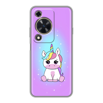 Силиконовый чехол на Huawei Nova Y72 с принтом Единорог Силиконовый чехол на Huawei Nova Y72 с принтом Единорог