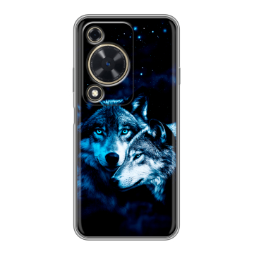 Силиконовый чехол на Huawei Nova Y72 с принтом Волки Силиконовый чехол на Huawei Nova Y72 с принтом Волки