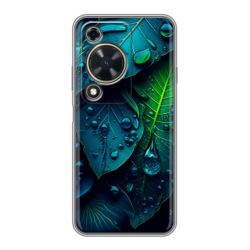 Силиконовый чехол на Huawei Nova Y72 с принтом Листья Силиконовый чехол на Huawei Nova Y72 с принтом Листья