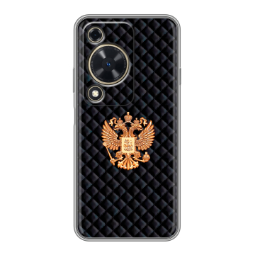Силиконовый чехол на Huawei Nova Y72 с принтом Герб России принт
