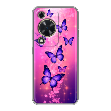 Силиконовый чехол на Huawei Nova Y72 с принтом Бабочки Силиконовый чехол на Huawei Nova Y72 с принтом Бабочки
