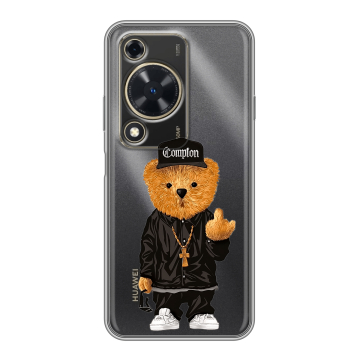 Силиконовый чехол на Huawei Nova Y72 с принтом Мишка Силиконовый чехол на Huawei Nova Y72 с принтом Мишка