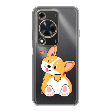 Силиконовый чехол на Huawei Nova Y72 с принтом Корги Силиконовый чехол на Huawei Nova Y72 с принтом Корги
