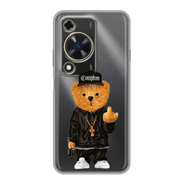 Силиконовый чехол на Huawei Nova Y72 с принтом Плюшевый медведь Силиконовый чехол на Huawei Nova Y72 с принтом Плюшевый медведь