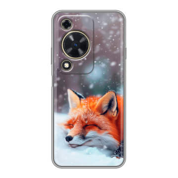 Силиконовый чехол на Huawei Nova Y72 с принтом лиса