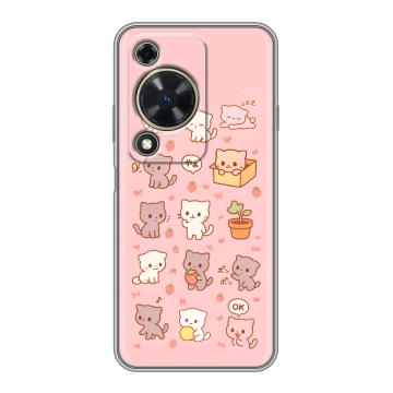 Силиконовый чехол на Huawei Nova Y72 с принтом Hello Kitty Хелоу Кити
