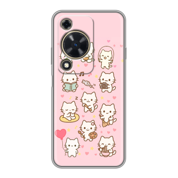 Силиконовый чехол на Huawei Nova Y72 с принтом Hello Kitty Хелоу Кити Силиконовый чехол на Huawei Nova Y72 с принтом Hello Kitty Хелоу Кити