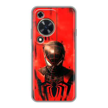 Силиконовый чехол на Huawei Nova Y72 с принтом человек паук spiderman Силиконовый чехол на Huawei Nova Y72 с принтом человек паук spiderman