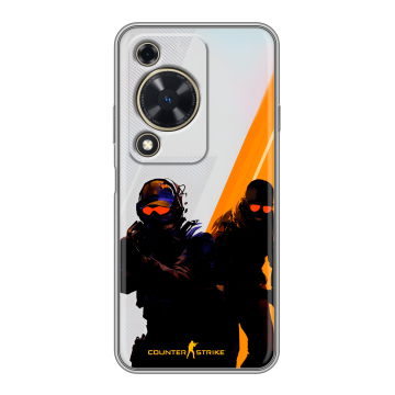 Силиконовый чехол на Huawei Nova Y72 с принтом Контер страйк Counter strike
