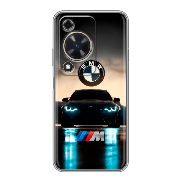 Силиконовый чехол на Huawei Nova Y72 с принтом БМВ BMW
