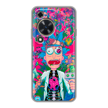 Силиконовый чехол на Huawei Nova Y72 с принтом Рик и Морти Rick Morty Силиконовый чехол на Huawei Nova Y72 с принтом Рик и Морти Rick Morty