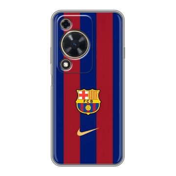 Силиконовый чехол на Huawei Nova Y72 с принтом Барселона Barcelona