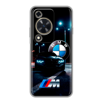 Силиконовый чехол на Huawei Nova Y72 с принтом БМВ BMW