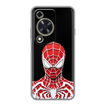 Силиконовый чехол на Huawei Nova Y72 с принтом человек паук spiderman