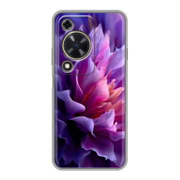 Силиконовый чехол на Huawei Nova Y72 с принтом женский цветы