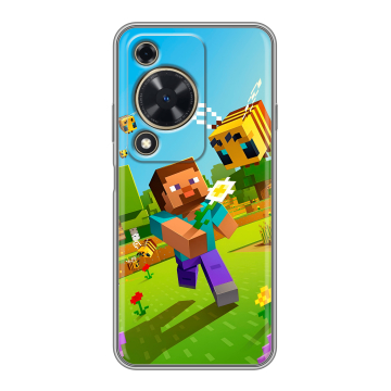 Силиконовый чехол на Huawei Nova Y72 с принтом Майнкрафт Minecraft Силиконовый чехол на Huawei Nova Y72 с принтом Майнкрафт Minecraft