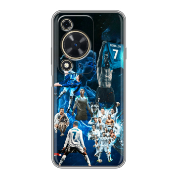 Силиконовый чехол на Huawei Nova Y72 с принтом Реал Роналдо