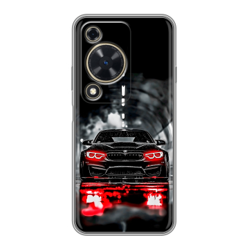 Силиконовый чехол на Huawei Nova Y72 с принтом BMW БМВ