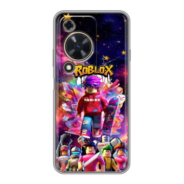 Силиконовый чехол на Huawei Nova Y72 с принтом Roblox Роблокс