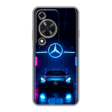 Силиконовый чехол на Huawei Nova Y72 с принтом Mercedes Мерседес Силиконовый чехол на Huawei Nova Y72 с принтом Mercedes Мерседес