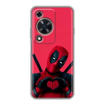 Силиконовый чехол на Huawei Nova Y72 с принтом Дедпул Deadpool