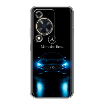 Силиконовый чехол на Huawei Nova Y72 с принтом Mercedes Мерседес Силиконовый чехол на Huawei Nova Y72 с принтом Mercedes Мерседес