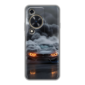 Силиконовый чехол на Huawei Nova Y72 с принтом BMW БМВ