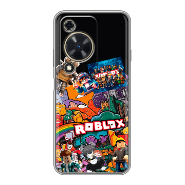 Силиконовый чехол на Huawei Nova Y72 с принтом Roblox Роблокс