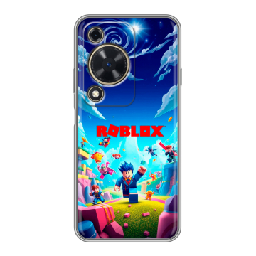 Силиконовый чехол на Huawei Nova Y72 с принтом Roblox Роблокс