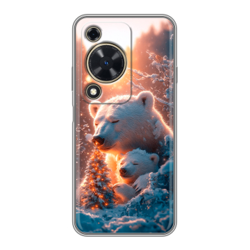 Силиконовый чехол на Huawei Nova Y72 с принтом Новый год Силиконовый чехол на Huawei Nova Y72 с принтом Новый год