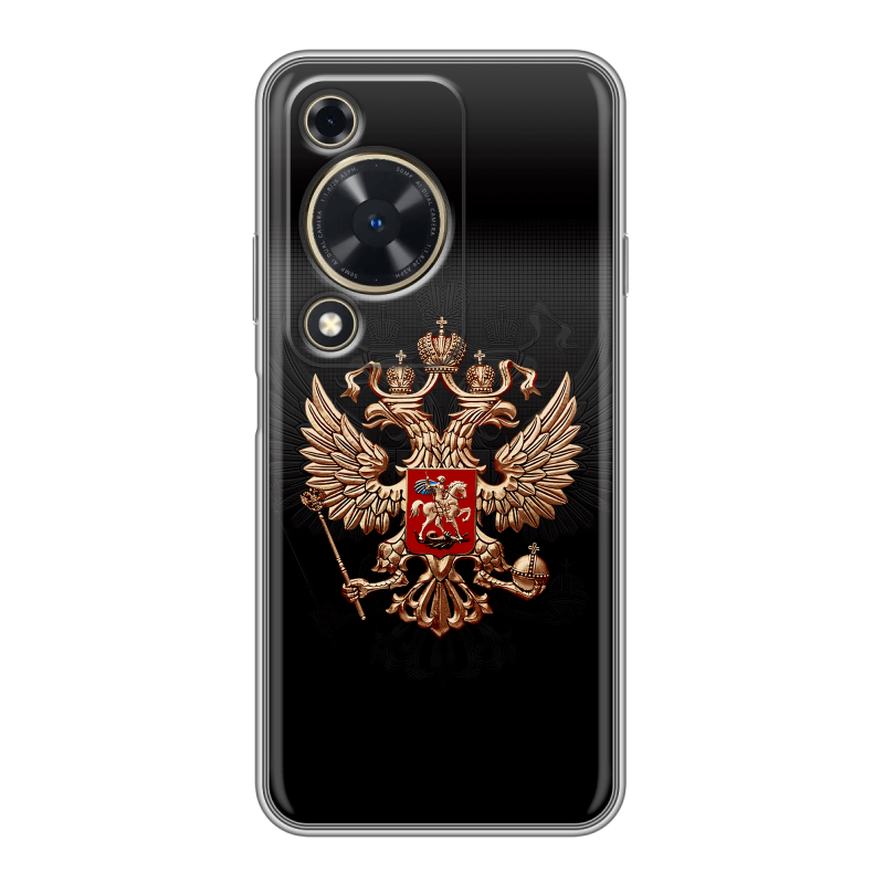 Силиконовый чехол на Huawei Nova Y72 с принтом Герб России Силиконовый чехол на Huawei Nova Y72 с принтом Герб России